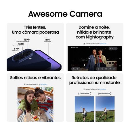 Samsung Galaxy A57 5G 6.7" Dual SIM 8GB/512GB Azul Claro