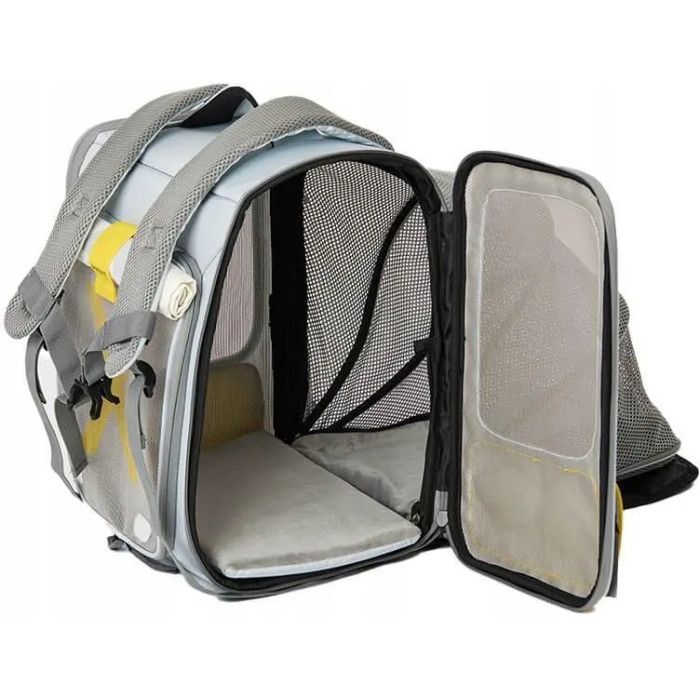 Mochila PetKit p/ transporte de animais Breezy xZone Cinzento