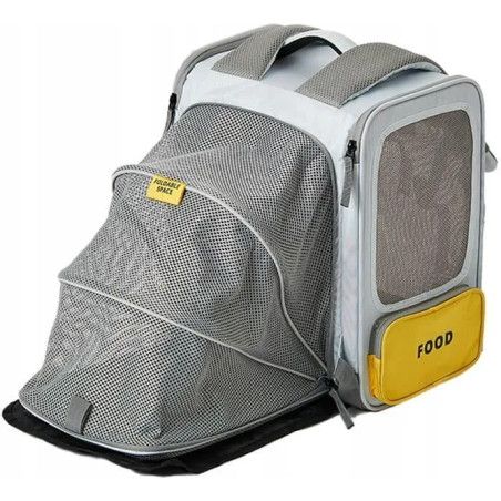 Mochila PetKit p/ transporte de animais Breezy xZone Cinzento