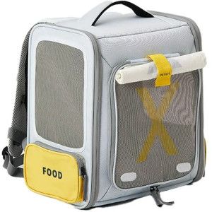Mochila PetKit p/ transporte de animais Breezy xZone Cinzento