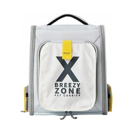 Mochila PetKit p/ transporte de animais Breezy xZone Cinzento