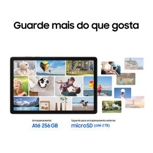 Samsung Galaxy Tab A11+ (Plus) 11" 8GB 256GB Wi-Fi Prateado