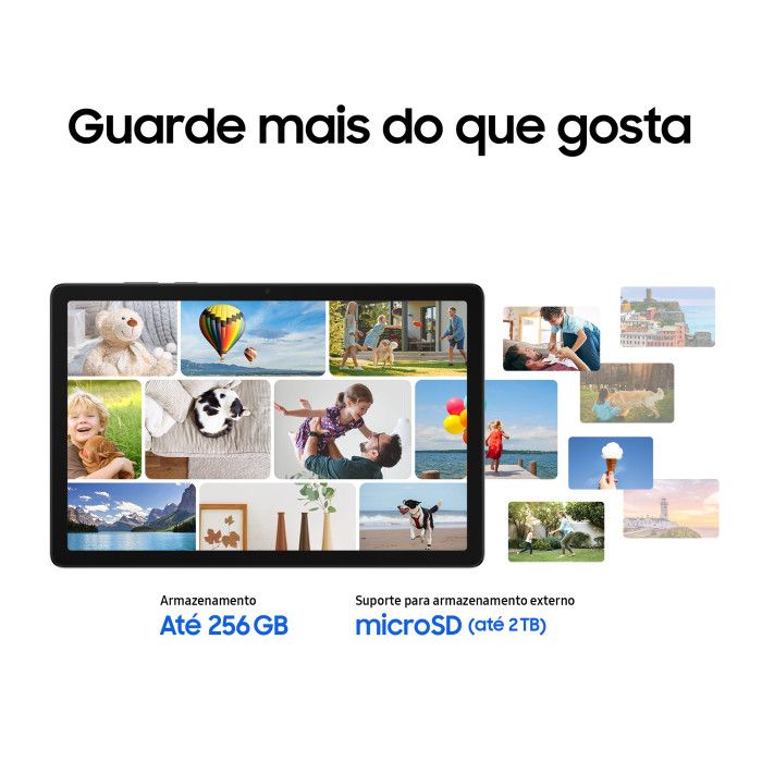 Samsung Galaxy Tab A11+ (Plus) 11" 8GB 256GB Wi-Fi Prateado