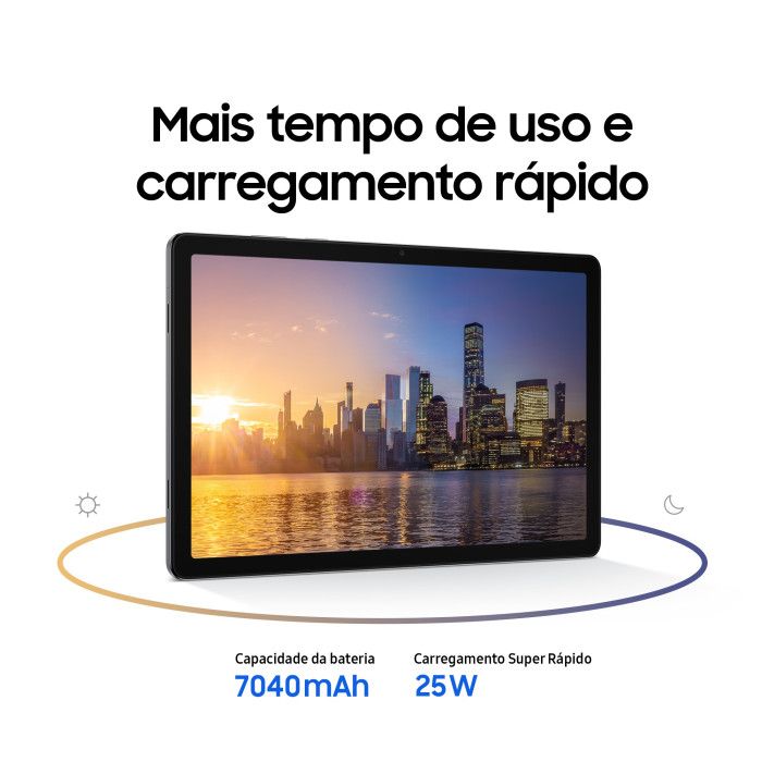 Samsung Galaxy Tab A11+ (Plus) 11" 8GB 256GB Wi-Fi Prateado