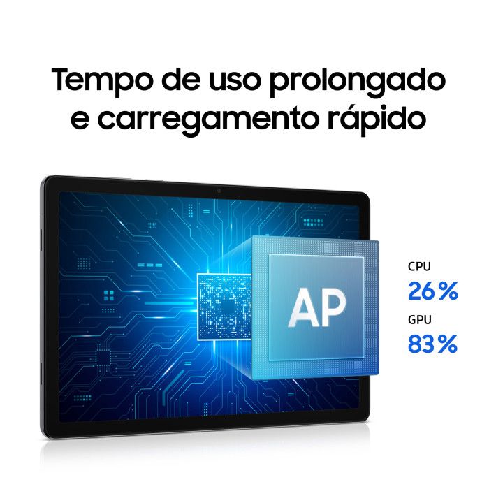 Samsung Galaxy Tab A11+ (Plus) 11" 8GB 256GB Wi-Fi Prateado