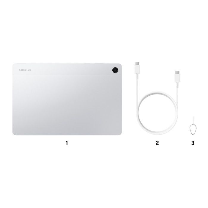 Samsung Galaxy Tab A11+ (Plus) 11" 8GB 256GB Wi-Fi Prateado