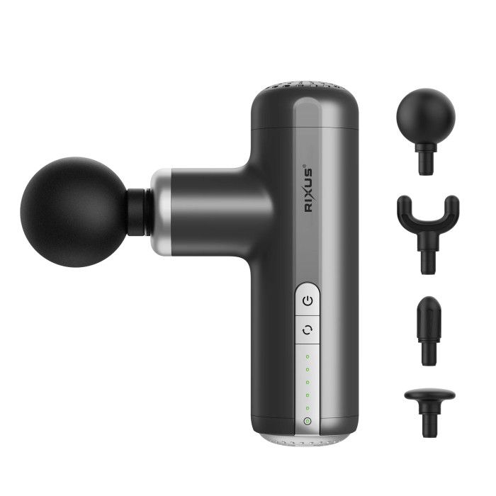 Pistola de Massagem Rixus Mini Pro - Preto