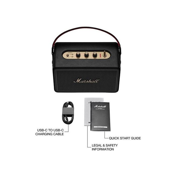 Coluna Marshall Bluetooth Kilburn III - Preto