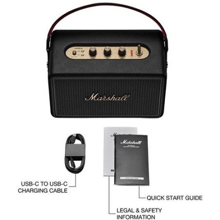 Coluna Marshall Bluetooth Kilburn III - Preto