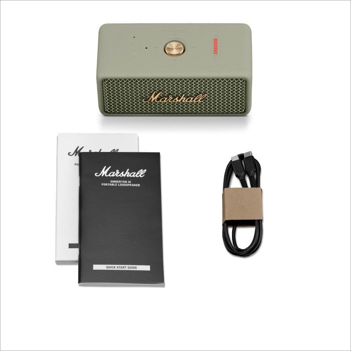 Coluna Marshall Bluetooth Emberton III - Verde Sage